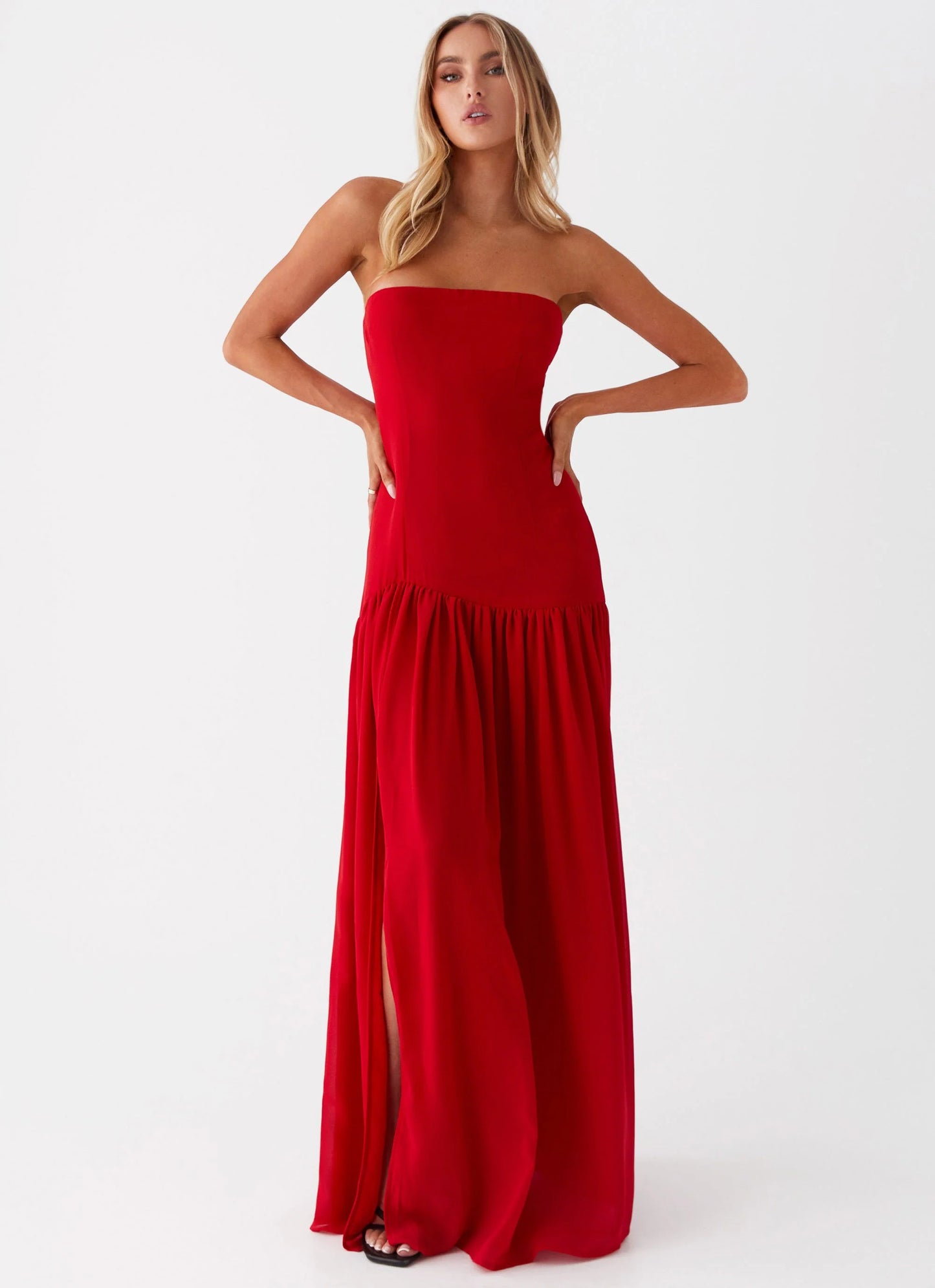 Peppermayo Eden Maxi Dress (Red)