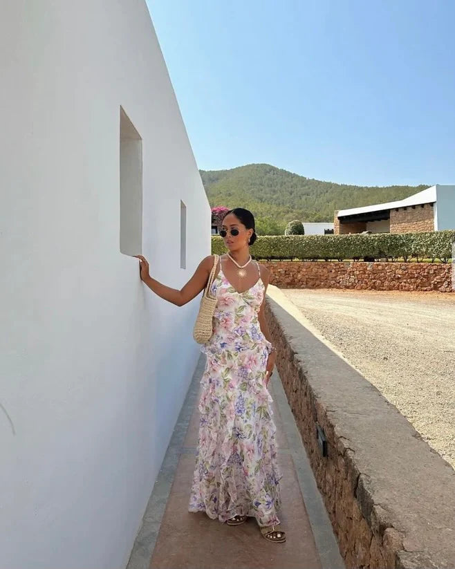 forever new floral maxi dress Forever new Courtney Placement Print Maxi Dresses Floral / Pink