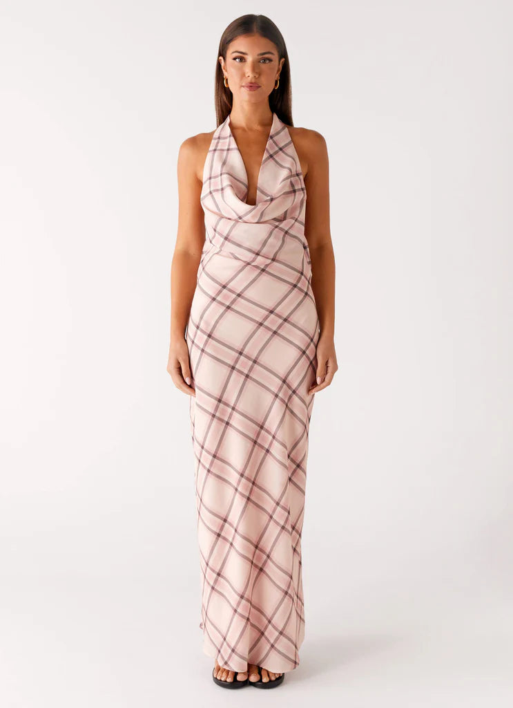 Peppermayo Muse Maxi - Pink Check