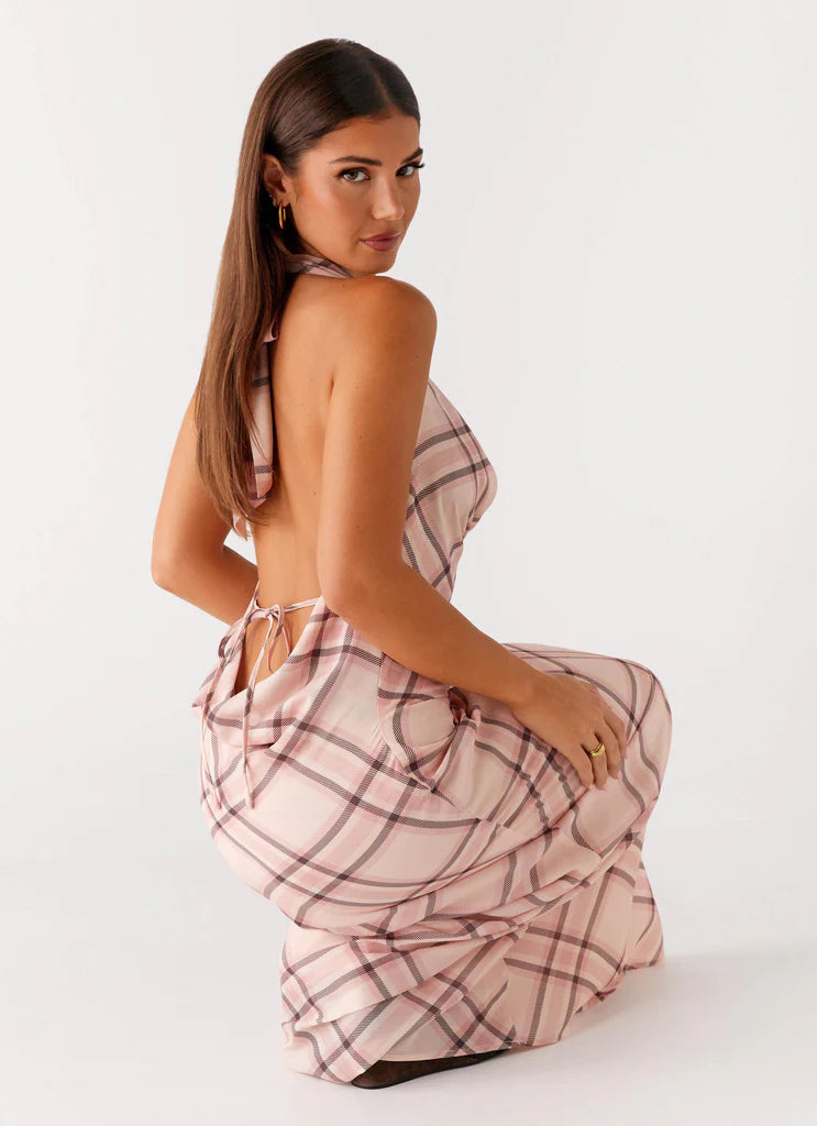Peppermayo Muse Maxi - Pink Check
