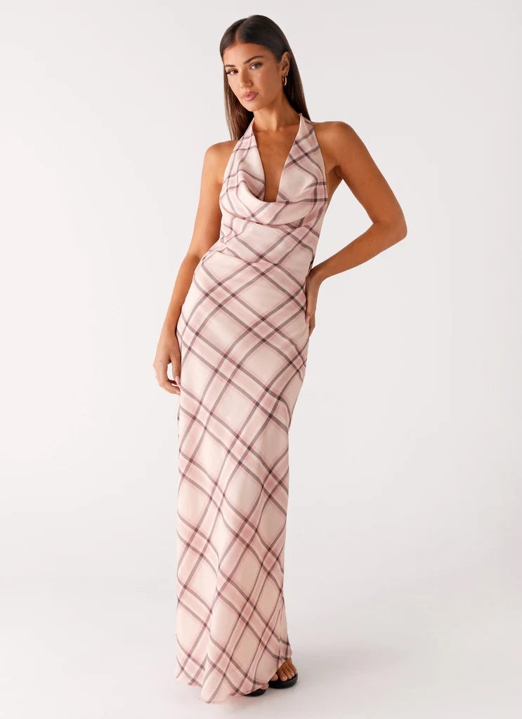 Peppermayo Muse Maxi - Pink Check