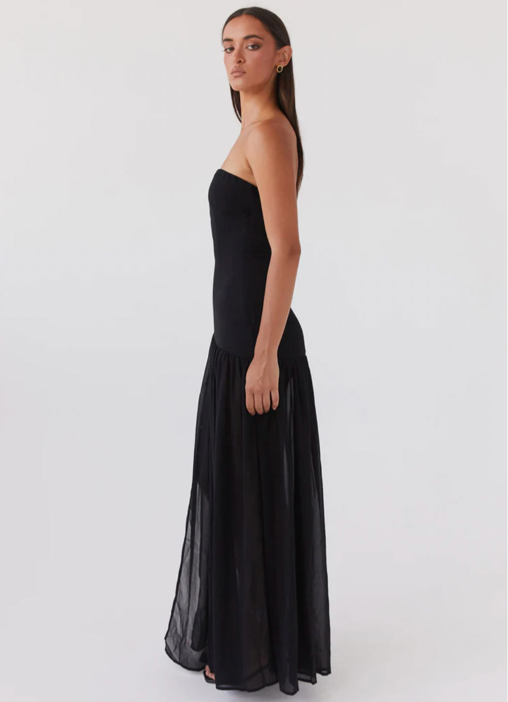 Peppermayo Eden Maxi Dress (Black) size 8 & 12 Maxi Dress Rents with Maggie