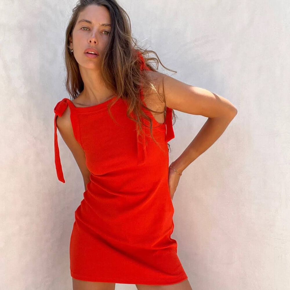 Caitlin Crisp Marsden mini (red) size 10 (8-12) Mini Dress Rents with Maggie