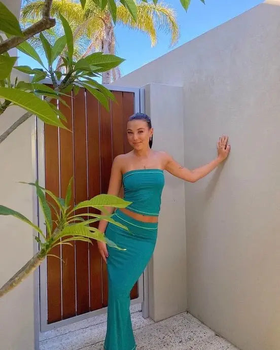 - FOR SALE - Teal Contrast Set size s (6-10) Sets Rents with Maggie