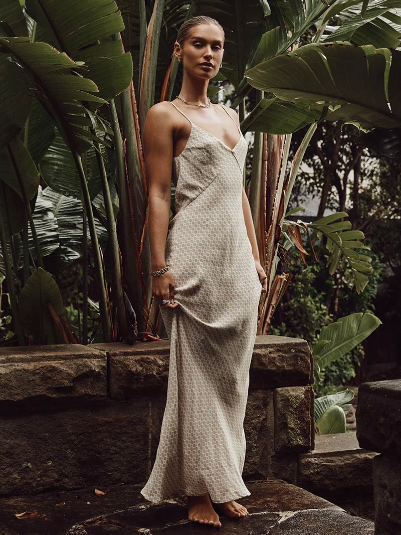 Dissh Mason slip dress size 6 (6-8) Maxi Dress Rents with Maggie