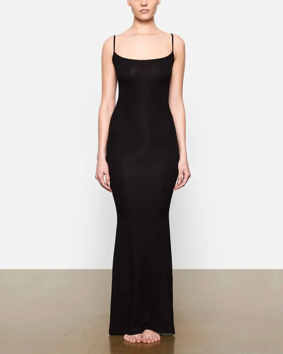 Skims Soft Lounge Maxi - Onyx size s (6-10) Maxi Dress Rents with Maggie