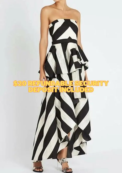Sass & Bide The Stripe Dress size 38 (6-8) Maxi Dress  Rents with Maggie