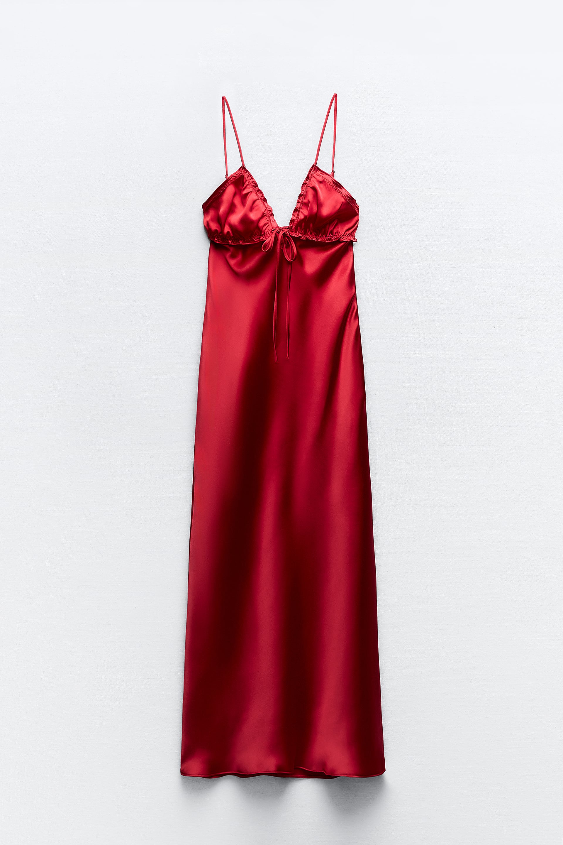 FOR SALE - Zara Red Satin midi Rents with Maggie FOR SALE - Zara Red Satin midi Rents with Maggie