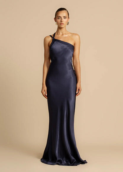 Arcina Ori Monique Gown | Navy size xs (4-8) Maxi Dress  Rents with Maggie