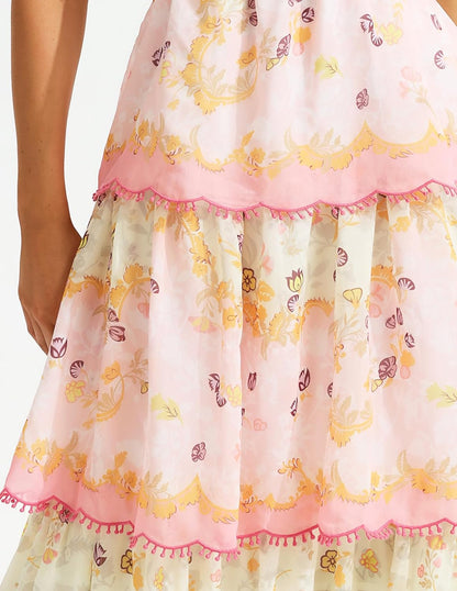 Floral Tiered maxi