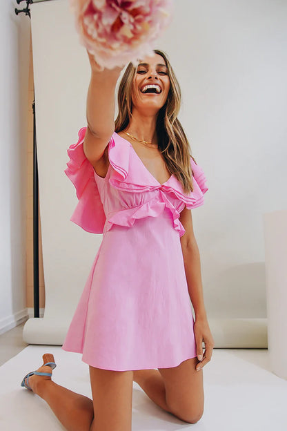 VRG GRL Party Nights Frill mini (pink)