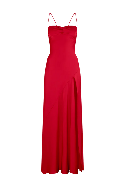 HNTR The Label Gaia Gown - Wine - Rents with Maggie size 10 (8-10) 55.00