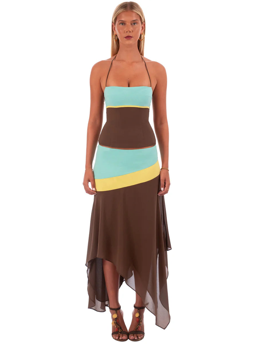 I am Delilah Iris Set - Mocha size xs (4-6) Sets  Rents with Maggie