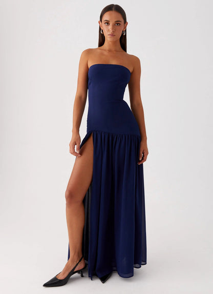 Peppermayo Eden Maxi Dress (Navy) size 10 (10-12) Maxi Dress  Rents with Maggie