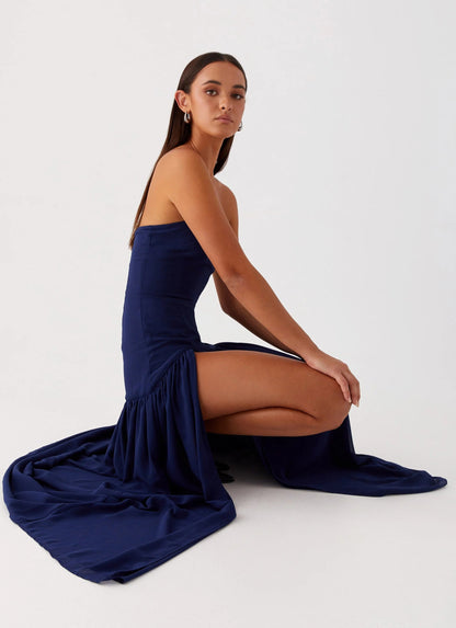 Peppermayo Eden Maxi Dress (Navy) size 10 (10-12) Maxi Dress  Rents with Maggie