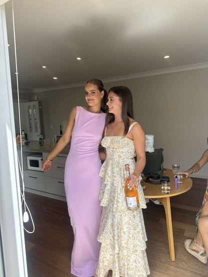 Matilda Floral Maxi Dress - Yellow
