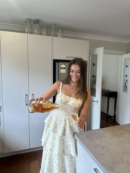 Matilda Floral Maxi Dress - Yellow