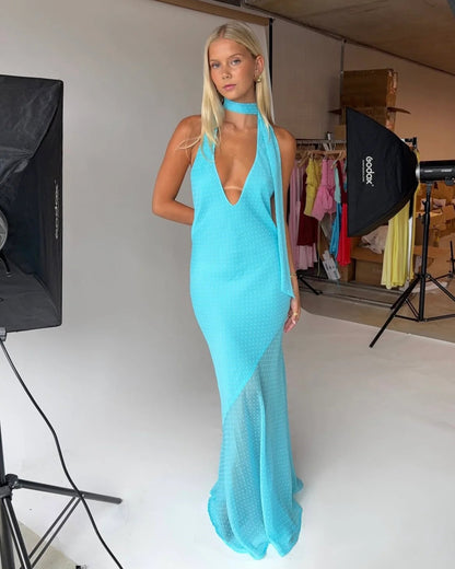 I Am Delilah Jasmine Maxi | Blue Lagoon size 6 (6-8) Maxi Dress  Rents with Maggie