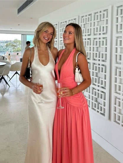 Babyboo Melania Maxi | Coral size 8 (8-10) Maxi Dress  Rents with Maggie