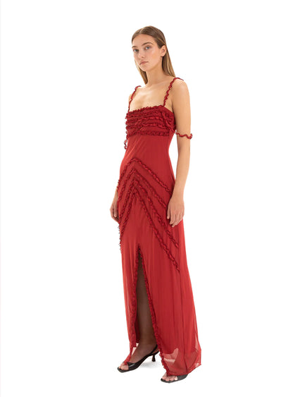 Laagam Arabella Ruffled dress