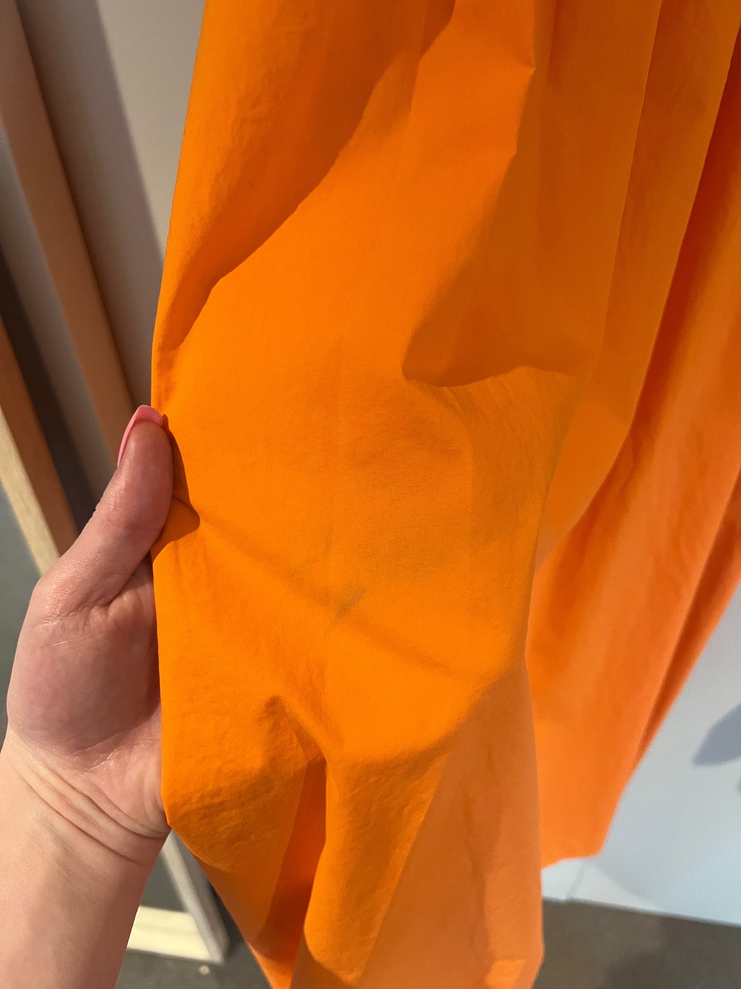 - FOR SALE - Zara Orange midi dress size m (6-12) Midi Dress  Rents with Maggie