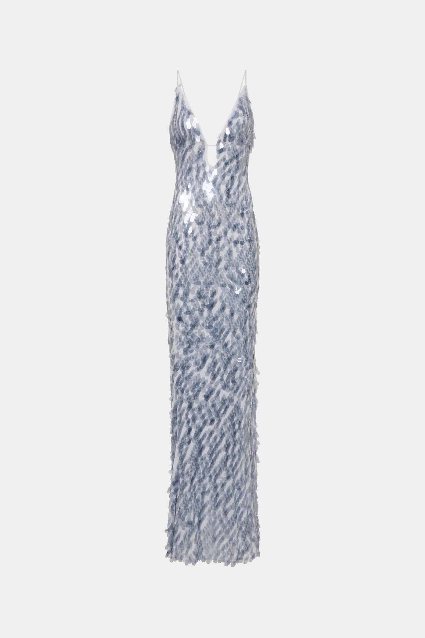 Misha Sapphire Sequin Dress Size 8 Maxi Dress  Rents with Maggie