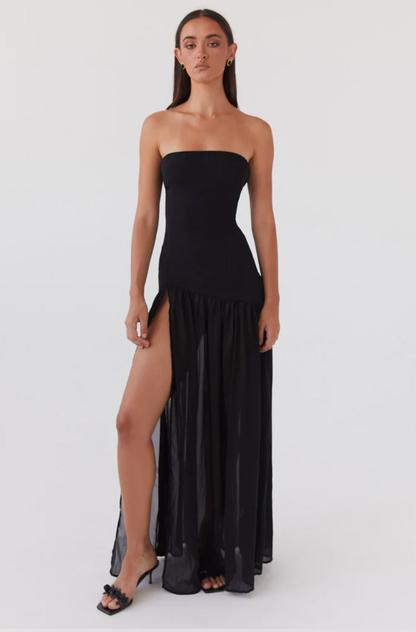 Peppermayo Eden Maxi Dress (Black)