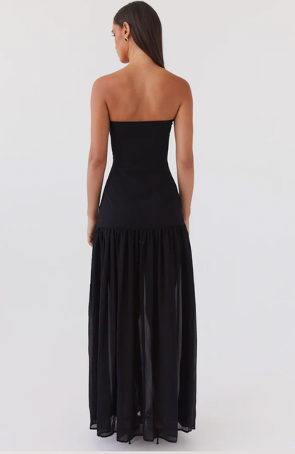 Peppermayo Eden Maxi Dress (Black)
