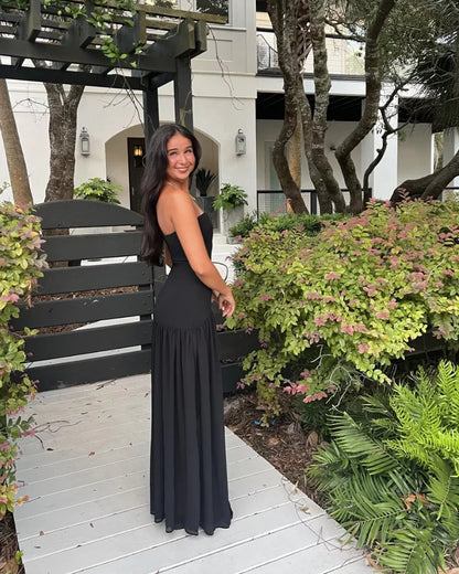 Peppermayo Eden Maxi Dress (Black) size 8 & 12 Maxi Dress  Rents with Maggie