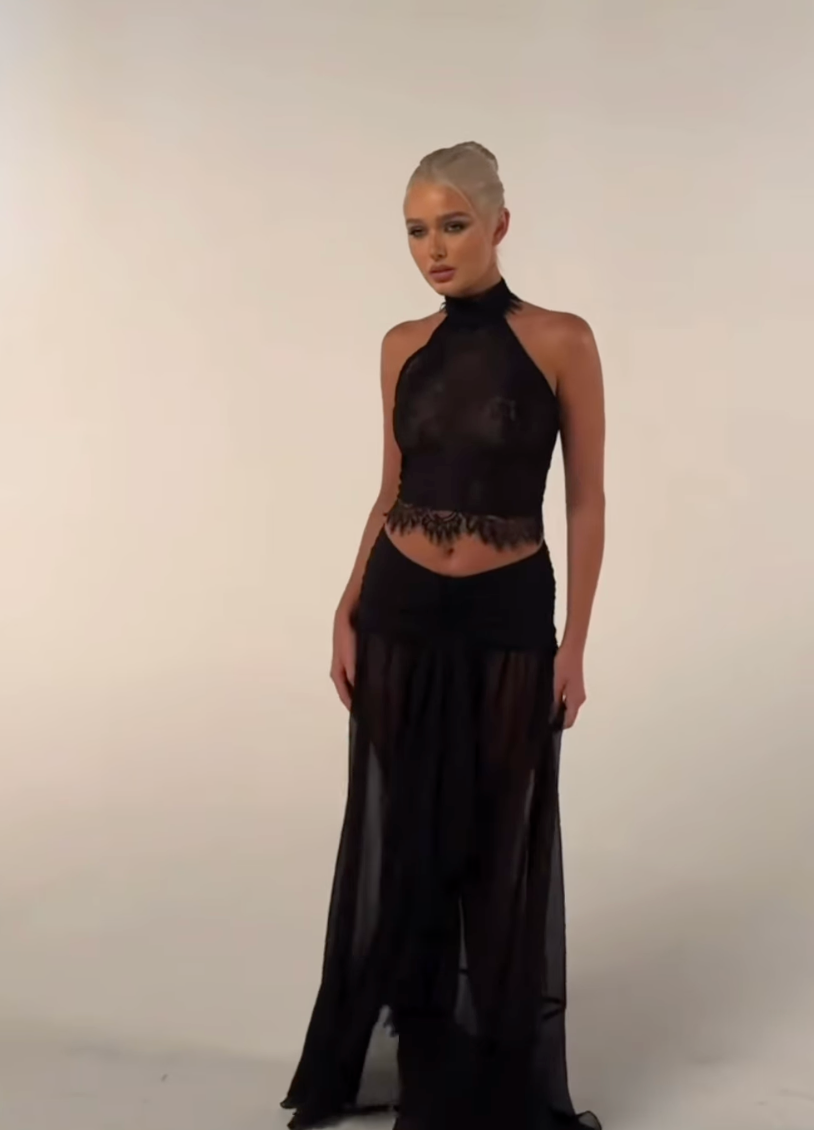 Ooh the Label Poppy Set | Black Size S & XL Sets  Rents with Maggie