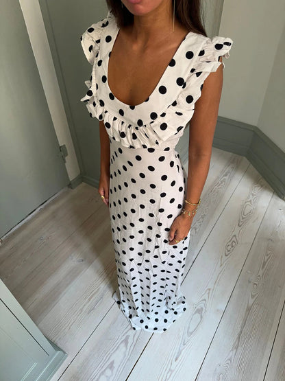 Design by Si | Luna Maxi - White Size XS/S & M/L Maxi Dress  Rents with Maggie