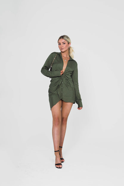 - FOR SALE - Lioness Valencia Plunge mini size xs (6-8) Mini Dress  Rents with Maggie