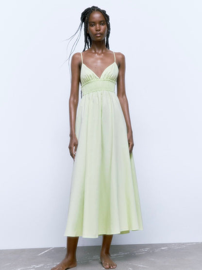 Zara Green midi dress size s (6-10) Midi Dress  Rents with Maggie