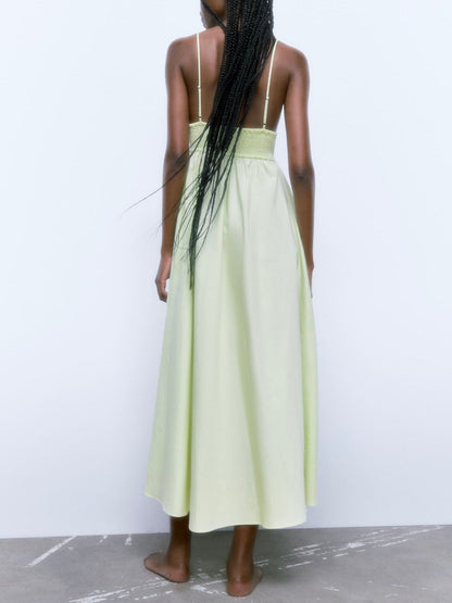 Zara Green midi dress Rents with Maggie Zara Green midi dress Rents with Maggie