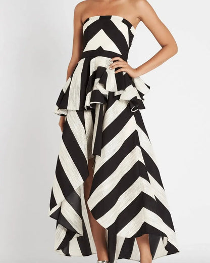 Sass & Bide The Stripe Dress size 38 (6-8) Maxi Dress  Rents with Maggie